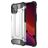 Mobigear Outdoor Coque iPhone 13 Mini Coque arrière Rigide Anti-Chocs - Argent