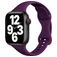 Mobigear Sport Slim Bracelet Silicone Apple Watch Fermeture à clou et passant - 49/46/45/44 mm - Violet