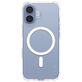 CARE by PanzerGlass Fashionable Coque Transparente iPhone 17 MagSafe Coque arrière en Silicone - Transparent
