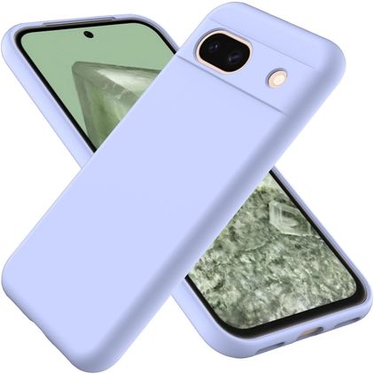 Mobigear Colors Coque Google Pixel 8a Coque arrière en TPU Souple - Violet