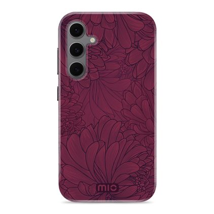 MIO Coque Samsung Galaxy S24 FE MagSafe Coque arrière Rigide - Berry Blooms