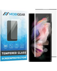 Mobigear Curved Samsung Galaxy S23 Ultra Verre trempé Protection d'écran - Compatible Coque - Noir