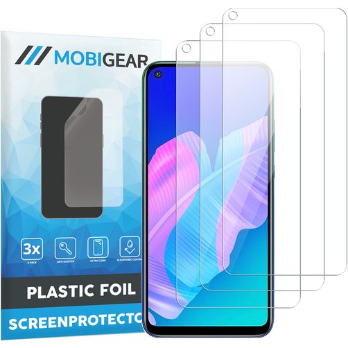 Mobigear Huawei P40 Lite 5G Protection d'écran Film - Compatible Coque (Lot de 3)