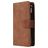 Mobigear Zipper Housse Huawei P40 Etui Porte-Monnaie - Marron