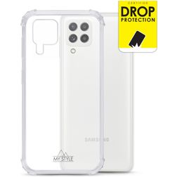 My Style Protective Flex Coque Transparente Samsung Galaxy A22 4G Coque arrière en TPU Souple Anti-Chocs - Transparent