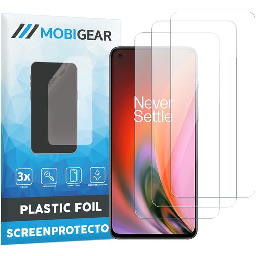 Mobigear OnePlus Nord 2 Protection d'écran Film - Compatible Coque (Lot de 3)