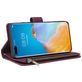 Mobigear Zipper Housse Huawei P40 Pro Etui Porte-Monnaie - Rouge