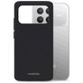 Mobilize Rubber Gelly Coque POCO F9 Pro Coque arrière en TPU Souple - Noir