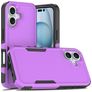 Mobigear Heavy Armor Coque iPhone 16 Coque arrière Rigide Anti-Chocs - Violet