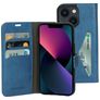 Mobiparts Classic Wallet Housse iPhone 13 Etui Porte-Monnaie - Bleu