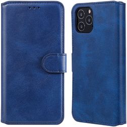 Mobigear Wallet Housse iPhone 12 Pro Etui Porte-Monnaie - Bleu