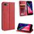 Mobigear Sensation Housse iPhone SE (2020) Etui Porte-Monnaie - Rouge