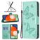 Mobigear Butterfly Housse Samsung Galaxy A13 4G Etui Porte-Monnaie - Turquoise