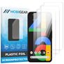 Mobigear Google Pixel 4a Protection d'écran Film - Compatible coque (Lot de 3)