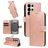 Mobigear Butterfly Housse Samsung Galaxy S26 Ultra Etui Porte-Monnaie - Rose doré