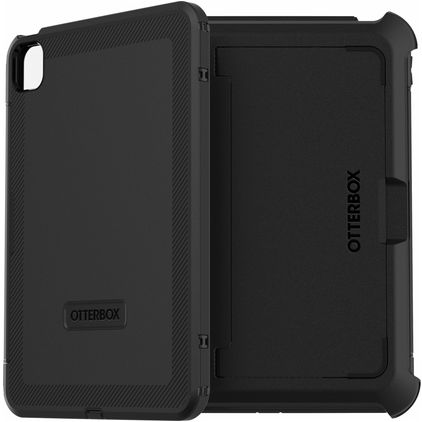 Otterbox Defender Coque iPad Pro 11 Pouces (2024) Coque Arrière Rigide Antichoc + Support Amovible - Noir