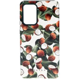 Burga Tough Coque Samsung Galaxy A72 Coque arrière Rigide Anti-Chocs - Coconut Crush
