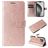 Mobigear Butterfly Housse iPhone 16 Pro Max Etui Porte-Monnaie - Rose doré
