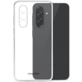 Mobilize Gelly Case Coque Transparente Samsung Galaxy A36 Coque arrière en TPU Souple - Transparent