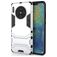 Mobigear Armor Stand Coque Huawei Mate 30 Coque arrière Rigide Anti-Chocs avec Support Amovible - Argent