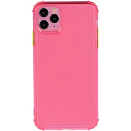 Mobigear Cushion Coque iPhone 12 Pro Max Coque arrière en TPU Souple Anti-Chocs - Magenta