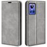Mobigear Retro Slim Housse Realme GT Neo 3 Etui Porte-Monnaie - Gris