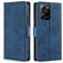 Mobigear Croco Housse POCO X5 Pro Etui Porte-Monnaie - Bleu
