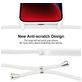 Mobigear Lanyard iPhone 14 Coque avec cordon en Silicone - Blanc