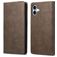 Mobigear Wallet Housse iPhone 16 Plus Etui Porte-Monnaie - Marron