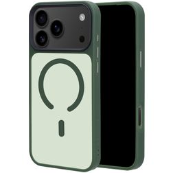 Mobiparts Hardcover Coque iPhone 18 Pro Max MagSafe Coque arrière Rigide - Satin Green
