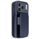 Decoded Detachable Wallet iPhone 18 Pro Max MagSafe Coque Cuir véritable Étui 2en1 avec coque amovible Portefeuille - Midnight Blue