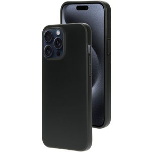 Mobiparts Classic Coque iPhone 15 Pro Max Coque arrière en TPU Souple - Matt Black