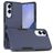Mobigear Heavy Armor Samsung Galaxy S25 Edge Plastique rigide Coque arrière Antichoc - Bleu foncé