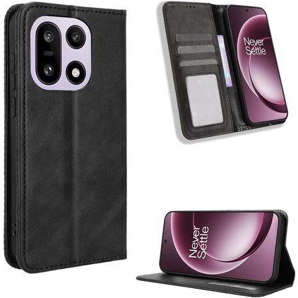 Mobigear Sensation Housse OnePlus 15 Etui Porte-Monnaie - Noir