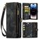Caseme 008 Housse iPhone 14 Pro Etui avec Coque Détachable Porte-Monnaie - Noir