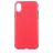 Mobigear Excellent Coque iPhone XS Max Coque arrière en TPU Souple - Rouge