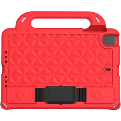 Mobigear Diamond Coque iPad Mini 7 (2024) Coque de tablette pour enfants avec Poignée Enfants en EVA - Rouge