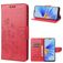 Mobigear Flowers Housse OPPO A17 Etui Porte-Monnaie - Rouge