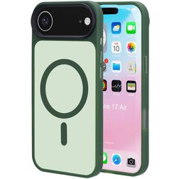 Mobiparts Hardcover Coque iPhone Air MagSafe Coque arrière Rigide - Satin Green
