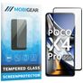 Mobigear Premium POCO X4 Pro 5G Verre trempé Protection d'écran - Compatible Coque - Noir