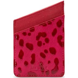 My Style Sticky Card - Porte Cartes en - 2 Cartes - Rouge