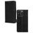 Mobilize Wallet Housse iPhone 15 Pro Etui en Cuir Véritable Porte-Monnaie - Noir