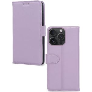 Mobilize Premium Gelly Wallet Housse iPhone 15 Pro Etui Porte-Monnaie - Violet