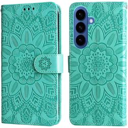 Mobigear Sunflower Housse Samsung Galaxy S26 Plus Etui Porte-Monnaie - Vert