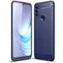 Mobigear Brushed Coque Motorola Moto G50 Coque arrière en TPU Souple - Bleu