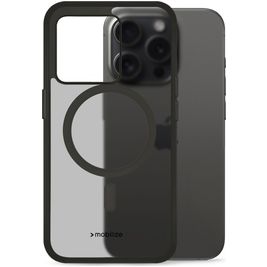 Mobilize Hybrid Coque iPhone 15 Pro MagSafe Coque arrière Rigide Anti-Chocs - Noir
