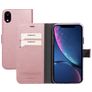 Mobiparts Saffiano Wallet Housse iPhone XR Etui Porte-Monnaie - Rose