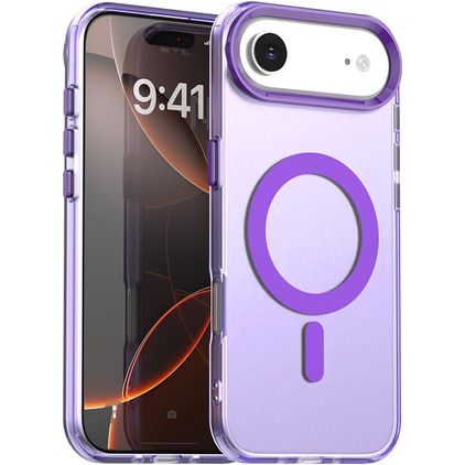 Mobigear Shockproof Coque iPhone Air MagSafe Coque arrière Rigide - Violet