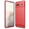 Mobigear Brushed Slim Google Pixel 6 TPU souple Coque arrière - Rouge