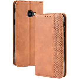 Mobigear Sensation Housse Samsung Galaxy Xcover 4s Etui Porte-Monnaie - Cognac